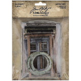 Tim Holtz baseboard window frames