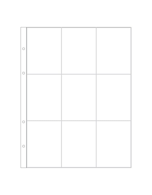 A beautiful mess 9x12 pocket pages (10) 3x4 pockets