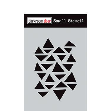 Darkroom Door arty triangles stencil (4.5x6)