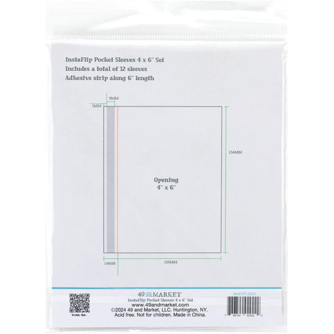 49 and Market 4x6 insta flip pocket sleeves (12)