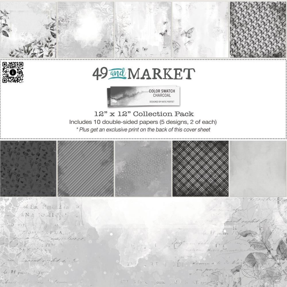 49 and Market 'Colour Swatch Charcoal' collection pack