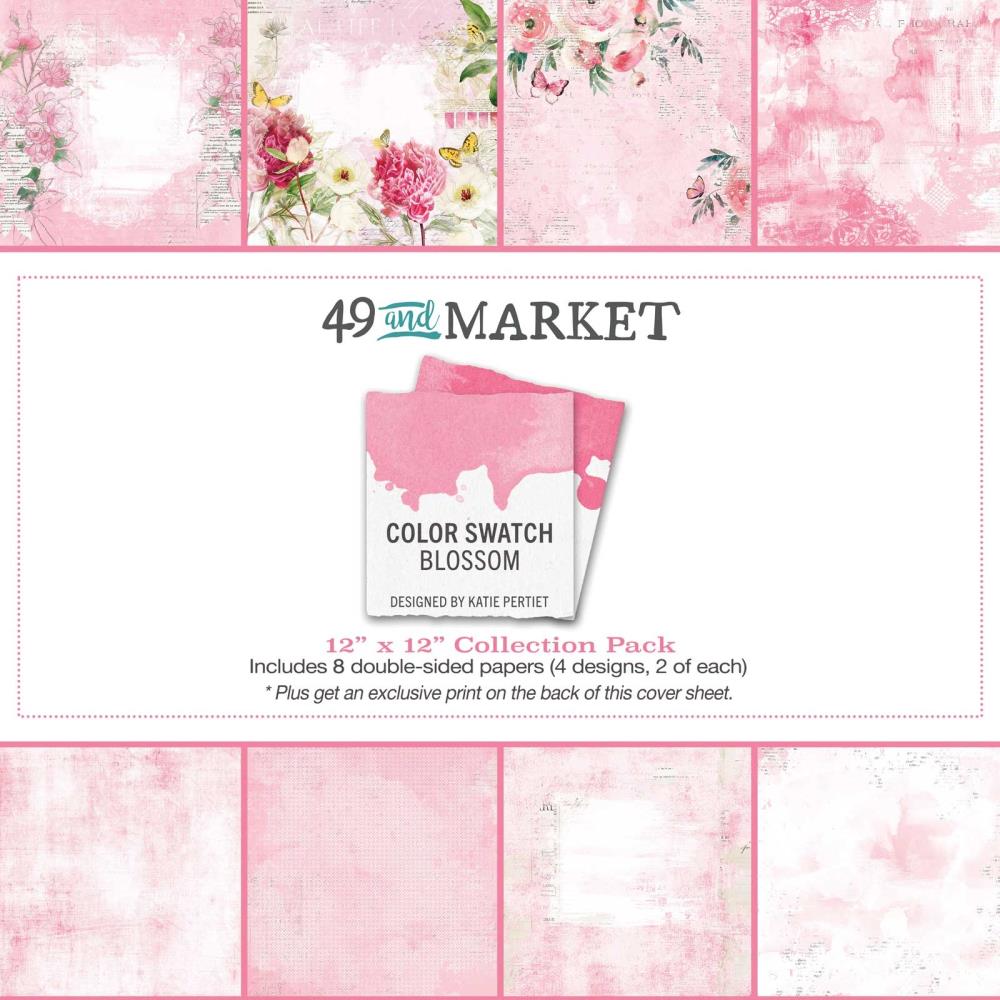 49 and Market 'Color Swatch' Blossom ds paper pack