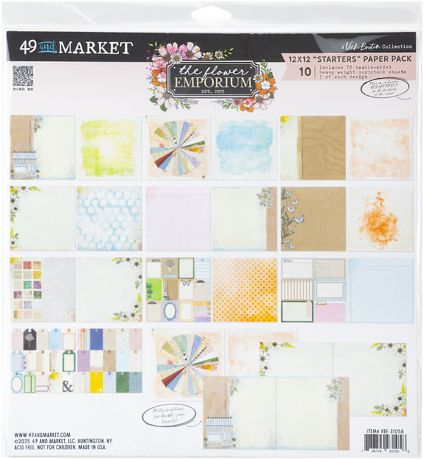 49 and Market 'The flower emporium' collection pack