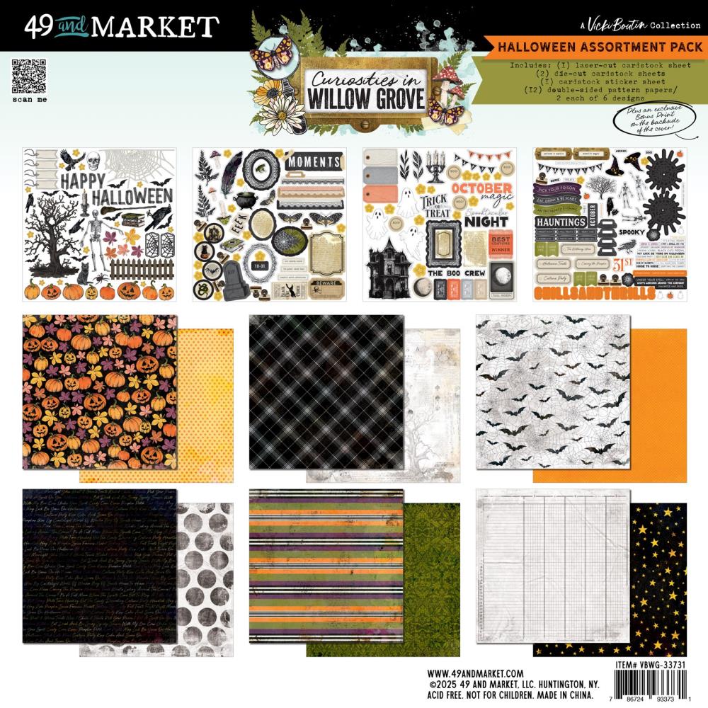49 and Market 'Curiousities in Willow Grove' Halloween assortment pack
