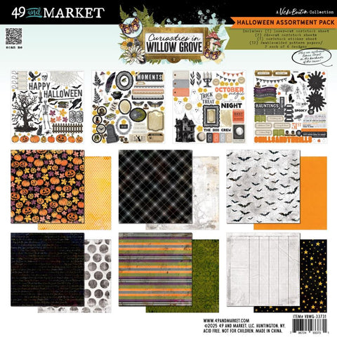 49 and Market 'Curiousities in Willow Grove' Halloween assortment pack