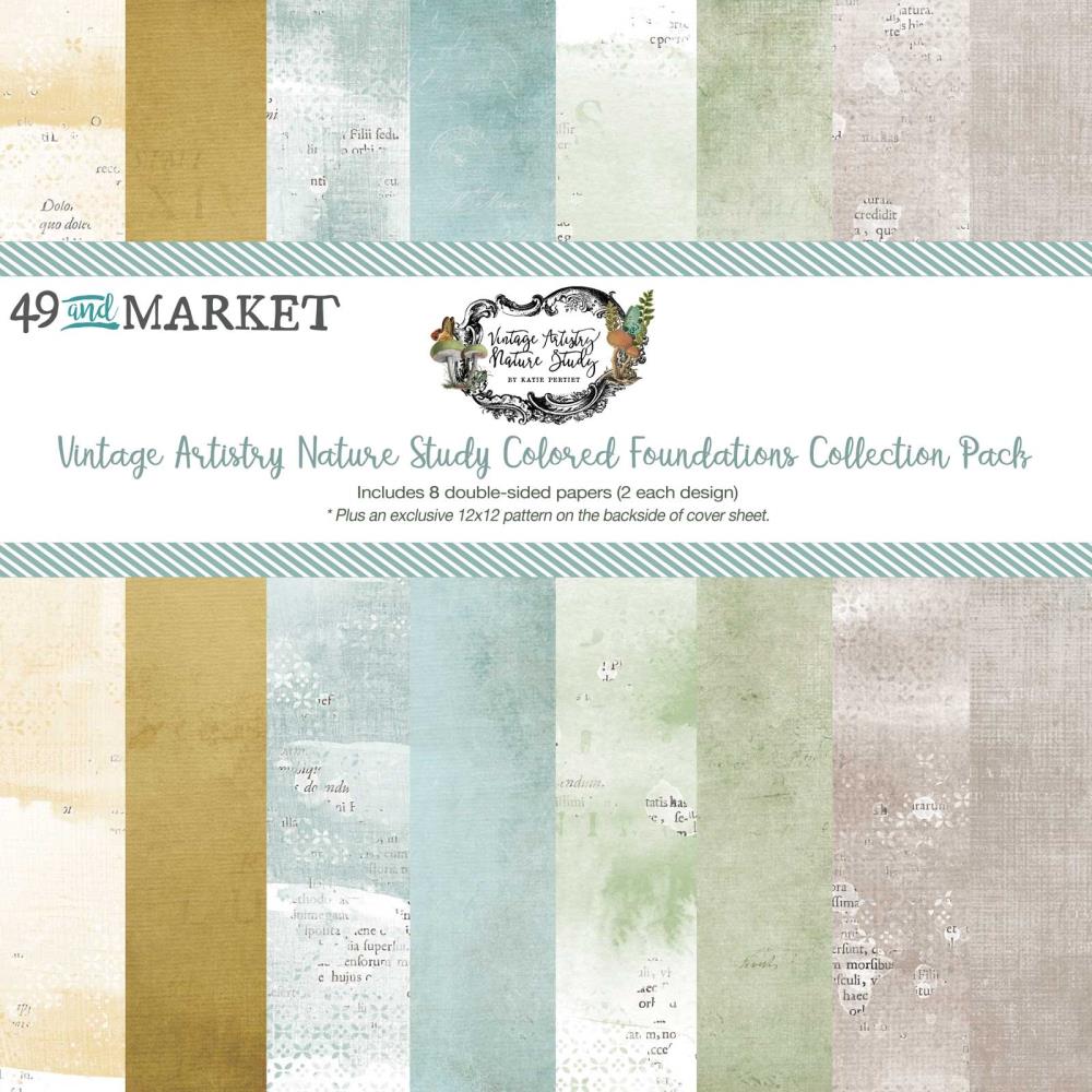49 and Market 'Vintage artistry nature study' foundations collection pack