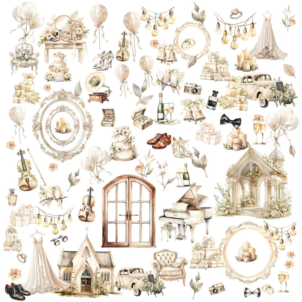 49 and Market 'One perfect day' laser cut elements
