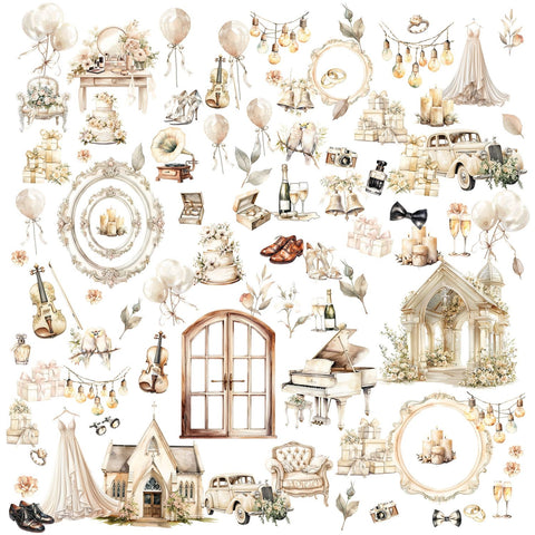 49 and Market 'One perfect day' laser cut elements