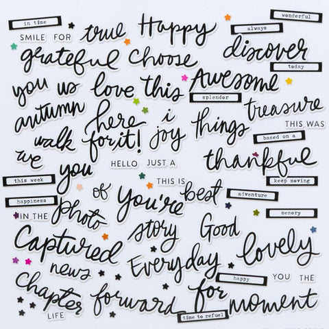 49 and Market 'Curiousities in Willow Grove' chipboard bits