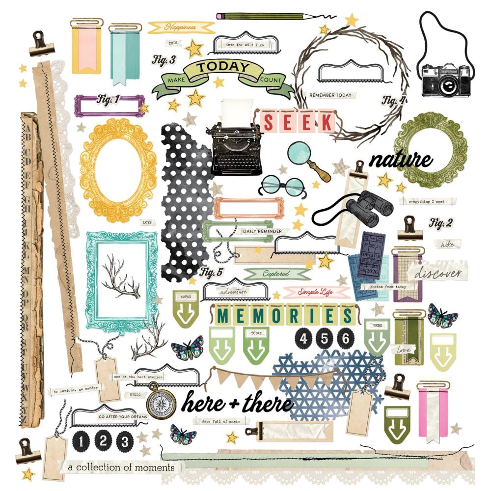 49 and Market 'Curiousities in Willow Grove' laser cut elements