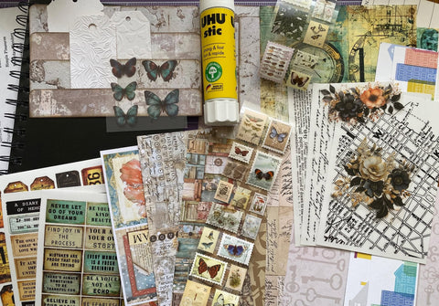 PRE-ORDER October Junk Journal Kit (includes postage)