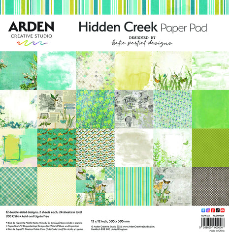 Arden Creative Studio 'Hidden Creek' paper pad