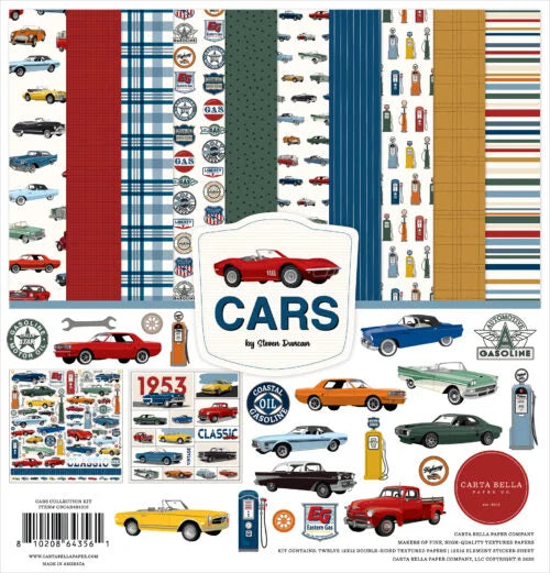 Carta Bella 'Cars' collection pack