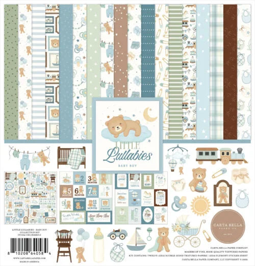 Carta Bella 'Little Lullabies baby boy' collection pack