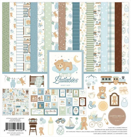 Carta Bella 'Little Lullabies baby boy' collection pack