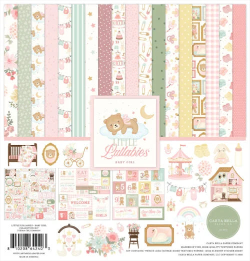 Carta Bella 'Little Lullabies baby girl' collection pack
