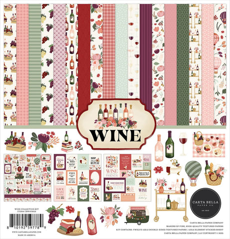 Carta Bella 'Wine' collection pack