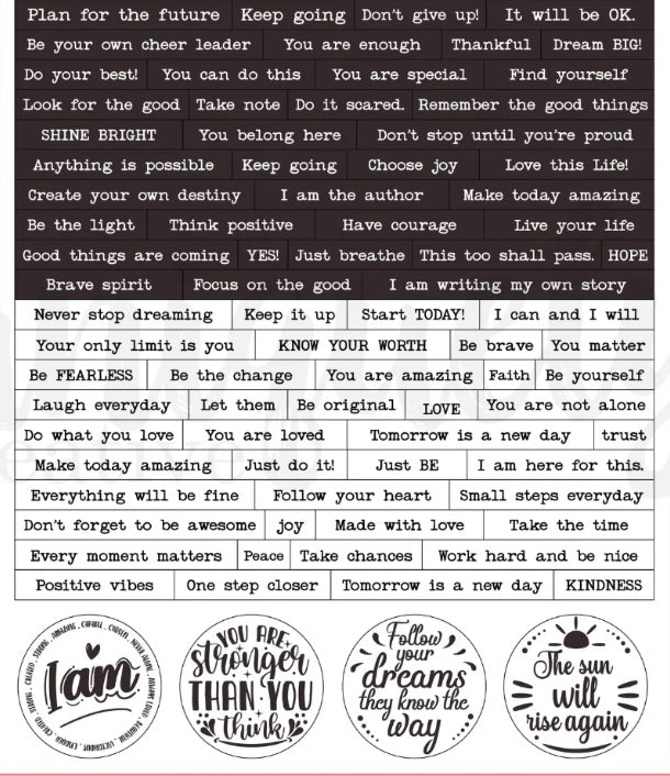 Uniquely Creative 'Heart and Soul' journal stickers