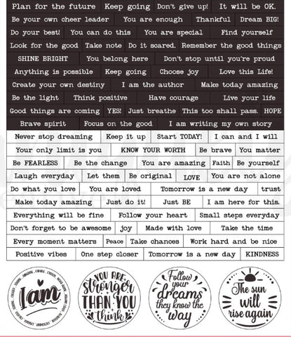 Uniquely Creative 'Heart and Soul' journal stickers