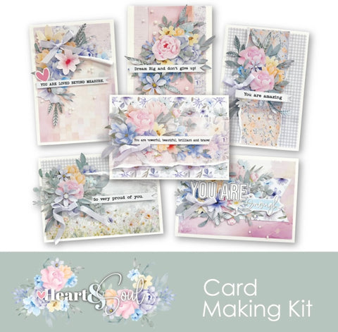 Uniquely Creative October 'Heart and Soul' card making kit