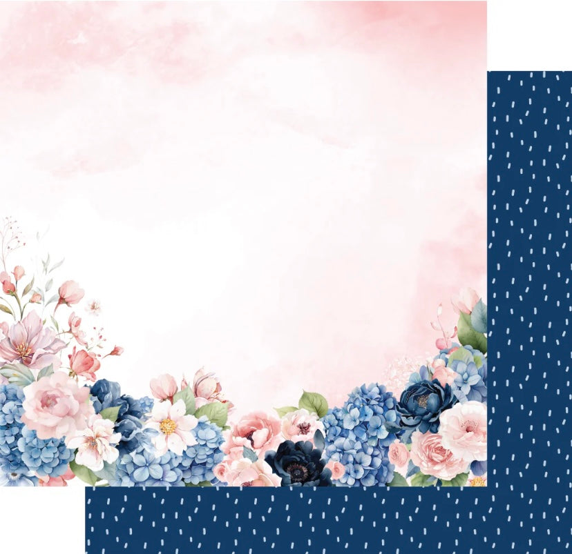 Uniquely Creative ‘Indigo Bloom’ blushing ds pp