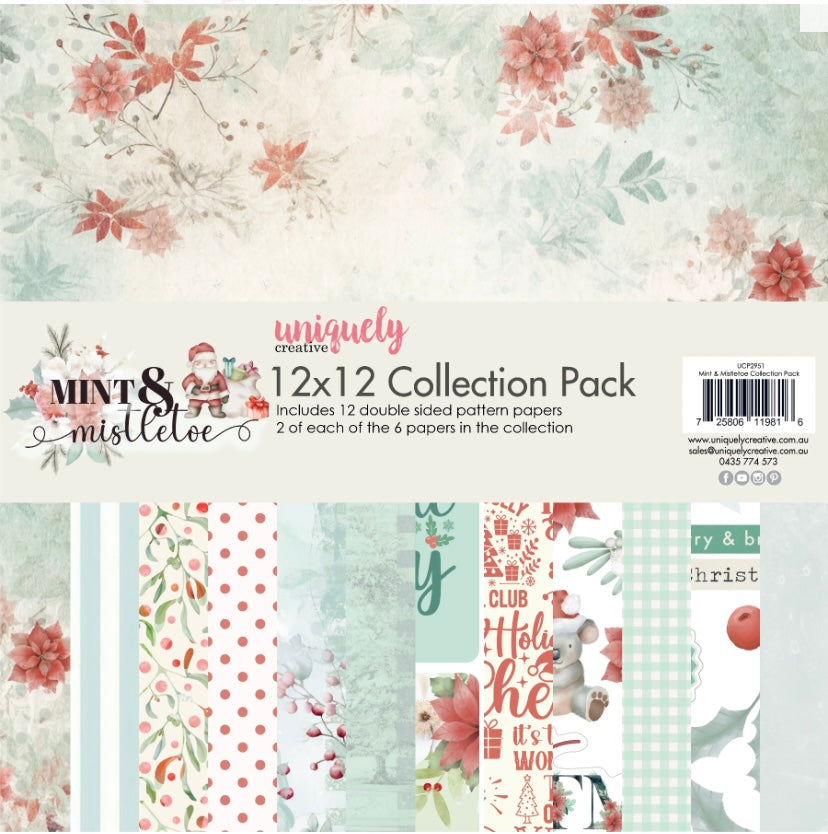 Uniquely Creative ‘Mint & Mistletoe’ collection pack