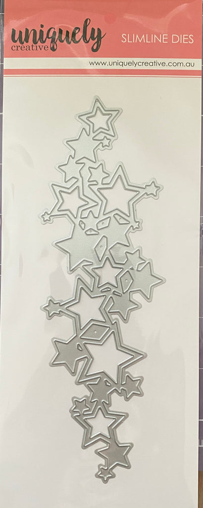 Uniquely Creative slimline starry stack die