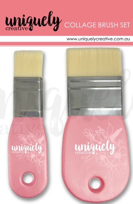 Uniquely Creative collage brush set