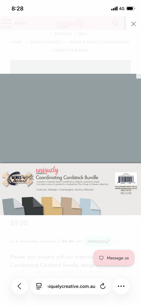 Uniquely Creative ‘Wings & Wheels’ cardstock