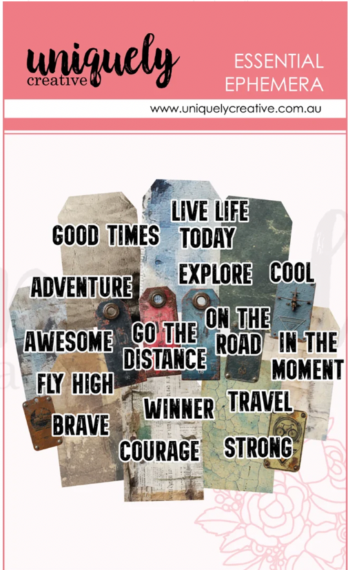 Uniquely Creative ‘Wings & Wheels’ grunge tags