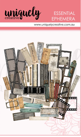 Uniquely Creative Essentials acetate rustic ephemera