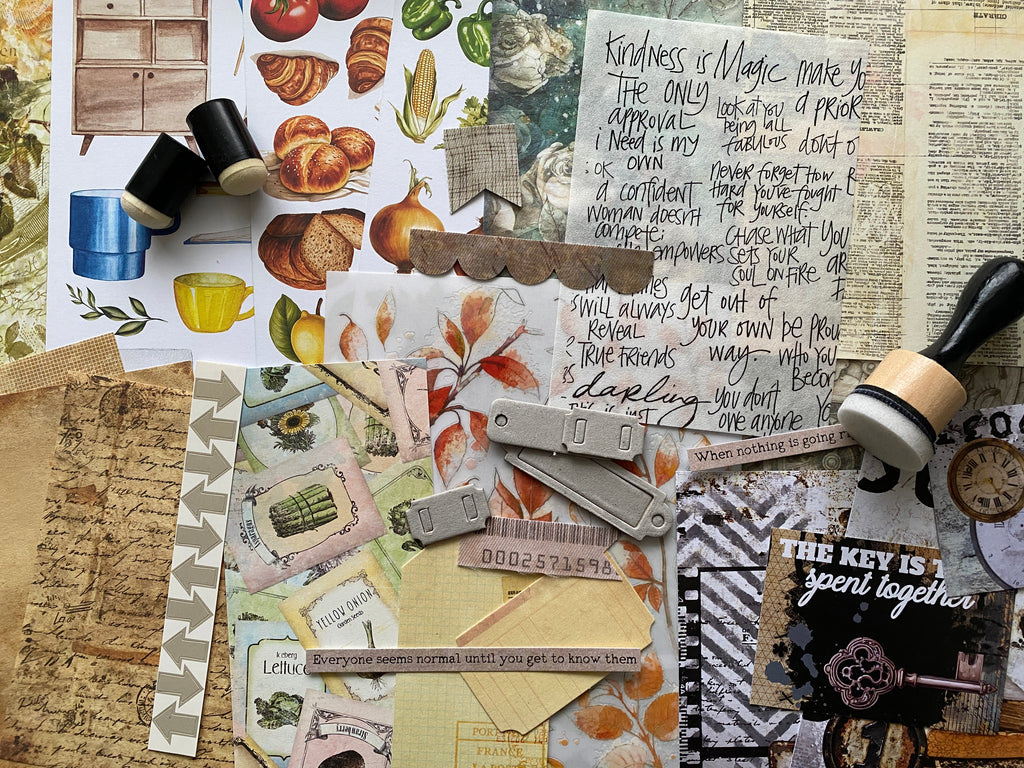 November junk journal kit (pick up from My Scrapbook Room)