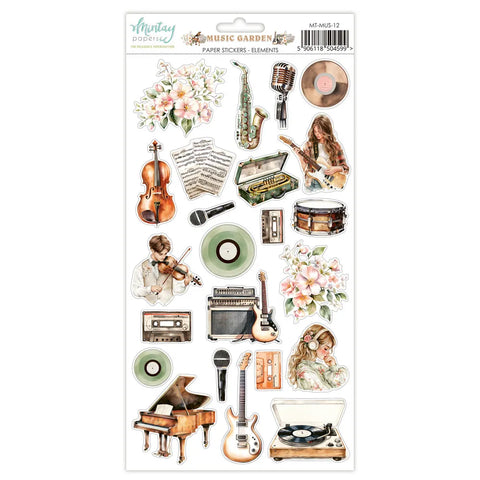 Mintay 'Music Garden' stickers