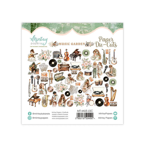 Mintay 'Music Garden' diecuts