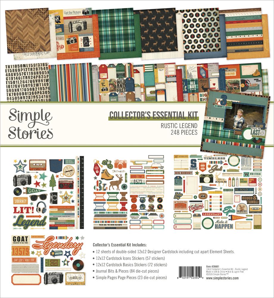 Simple Stories 'Rustic Legend' collector's essential kit