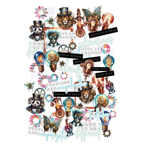 Uniquely Creative 'Steampunk graffiti' creative cuts