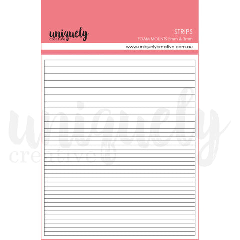 Uniquely Creative foam mount strips 3mm & 5mm