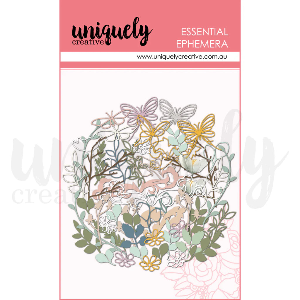 Uniquely Creative Botanical ephemera diecuts