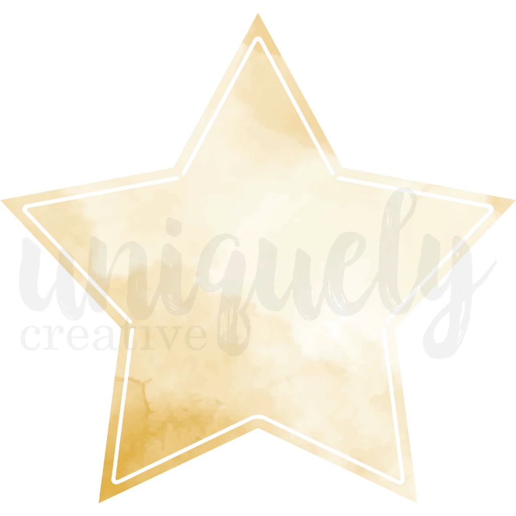 Uniquely Creative 'classic star' decorative base layer