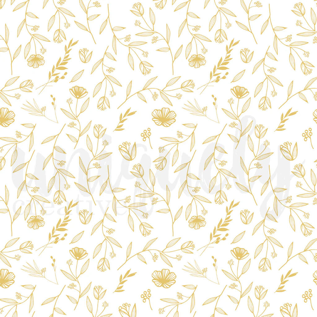 Uniquely Creative Bohemian Escape 12x12 botanical foil acetate