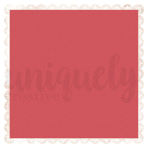 Uniquely Creative 'Christmas Keepsakes' foiled decorative base layer (10x10)