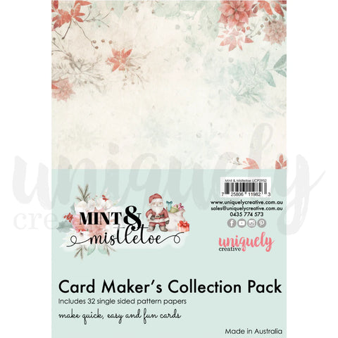 Uniquely Creative Mint & Mistletoe card maker's kit (32 single sided pp)