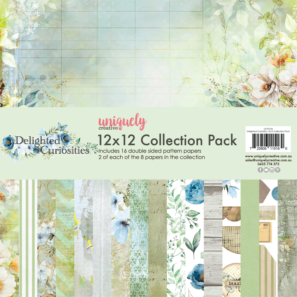 Uniquely Creative 'Delighted Curiosities' 12x12 collection pack