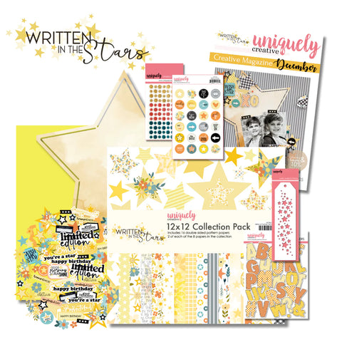 Uniquely Creative December ‘Written in the stars’ creative kit