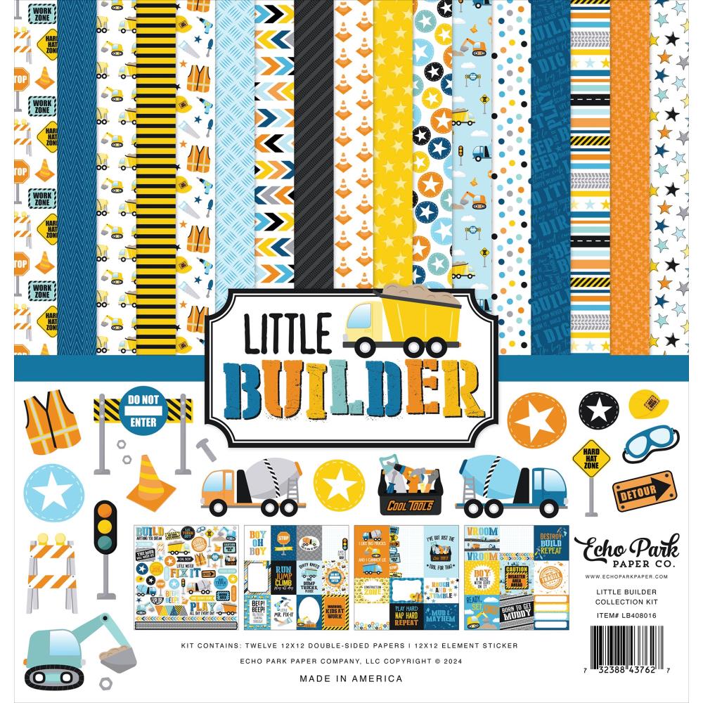 Echo Park 'Little Builder' collection pack