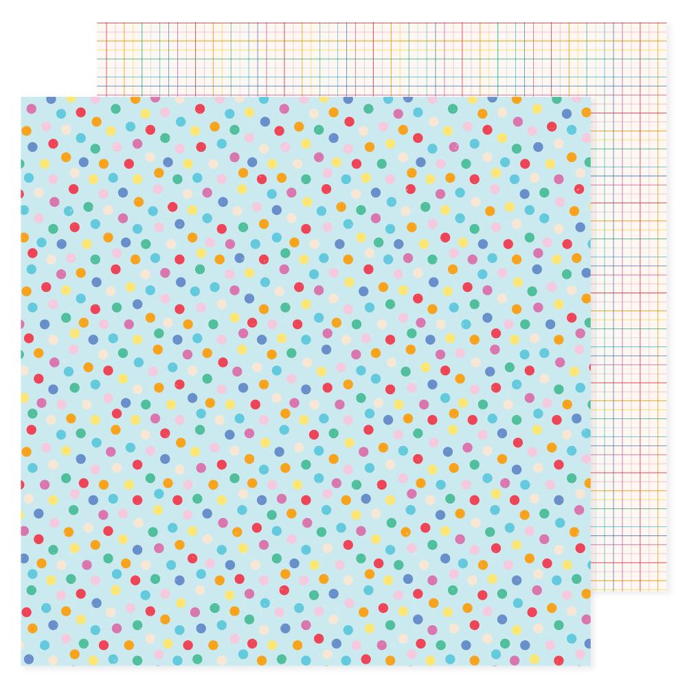 Pebbles 'All the Cake' confetti ds patterned paper