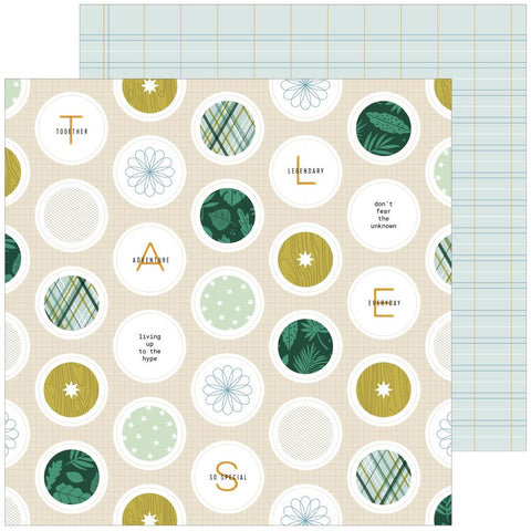 PFS 'Simply the best' mood booster ds patterned paper
