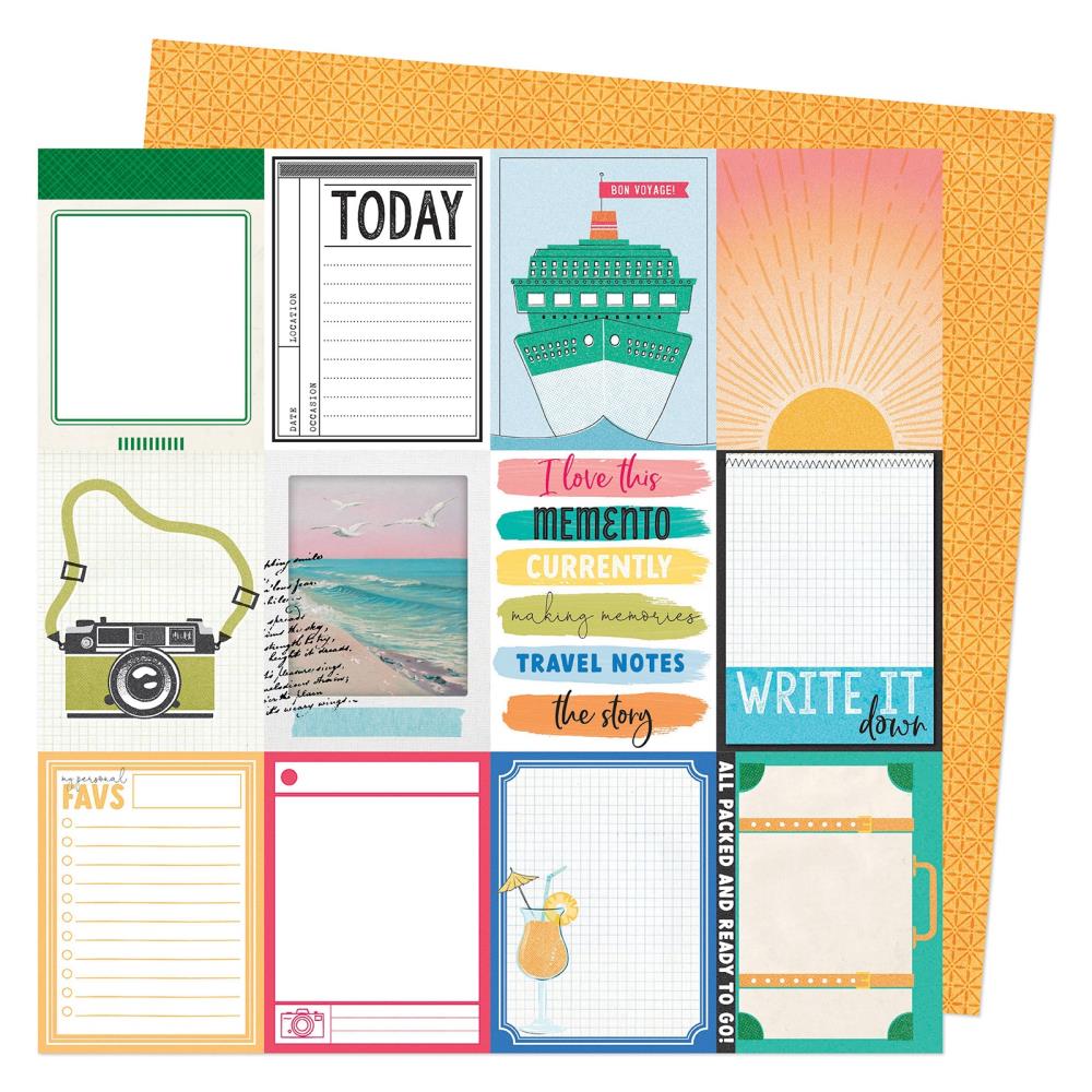 Vicki Boutin 'Where to next' 3x4 ds patterned paper