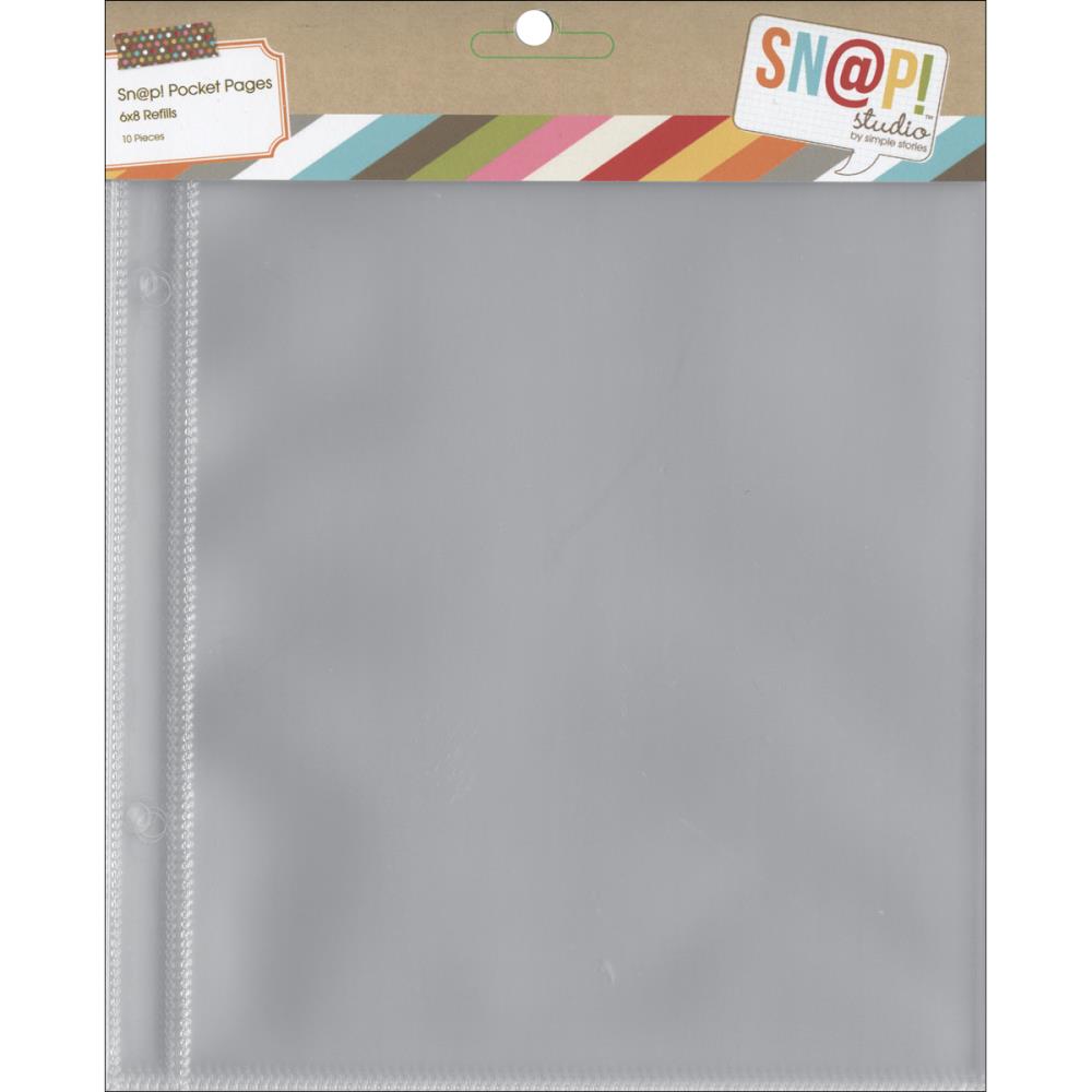 Simple Stories Snap 6x8 refill page protectors (10)