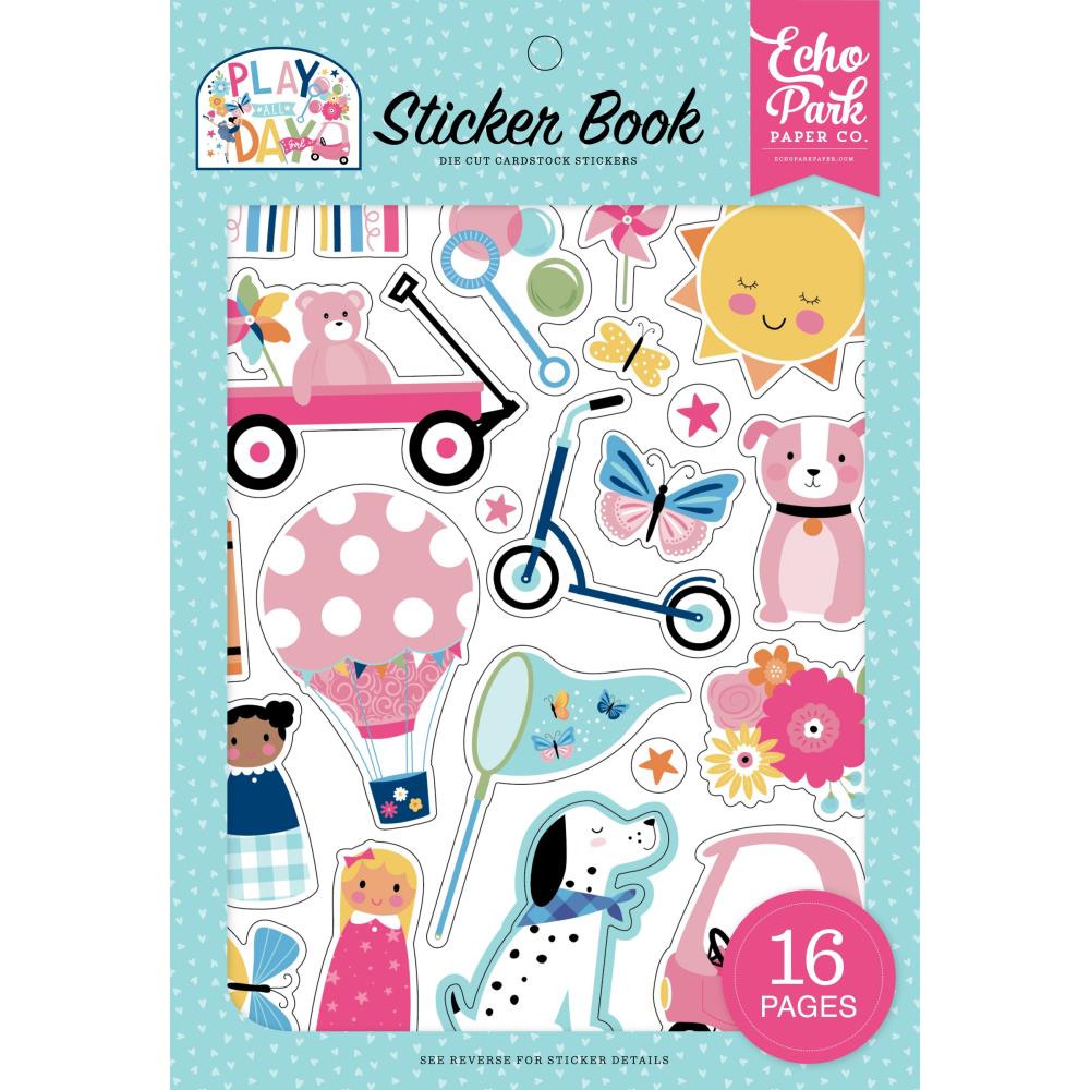 Echo Park 'Play all day' (girl) sticker book
